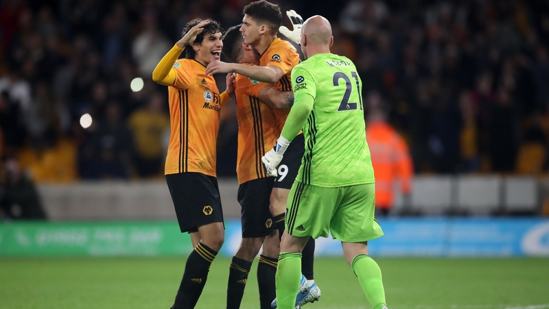 Wolves celebrate their passage to round four