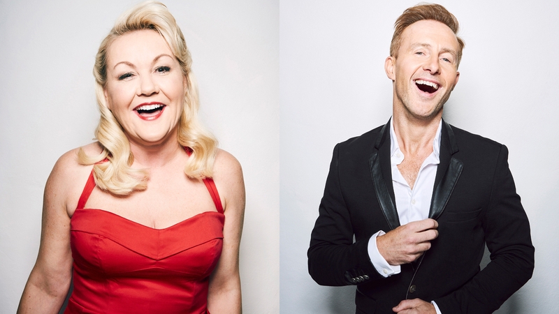 Lisa George and Ian 'H' Watkins get their skates on