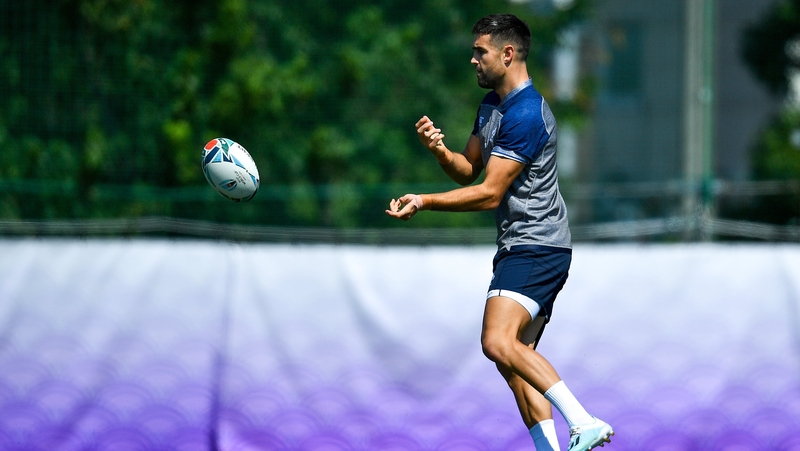 Conor Murray in training in Japan