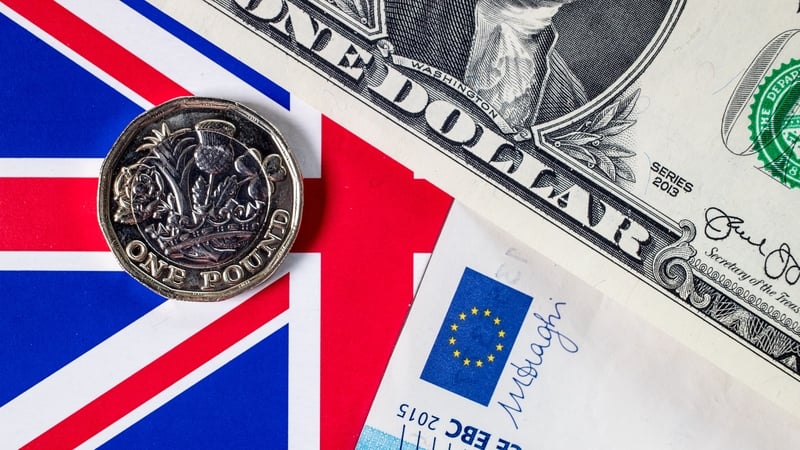 The euro and sterling rose today, while the dollar took a dip