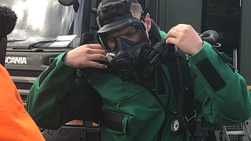 Comhalta d'Óglaigh na hÉireann "ag fáil faoi réir d'ionsaí ceimiceach"