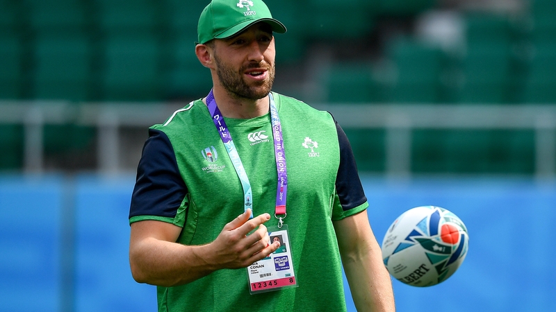 Jack Conan at this morning's captain's run