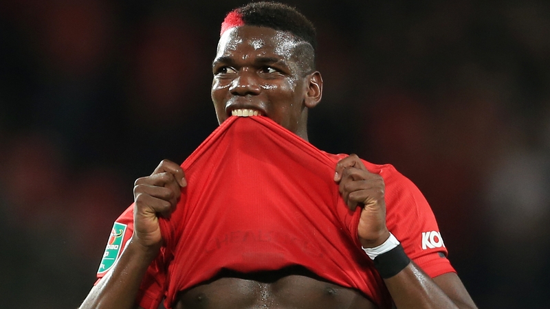 Paul Pogba took a knock to his ankle against Rochdale