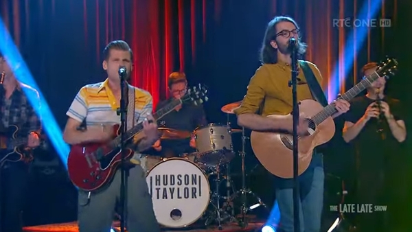 Watch: Hudson Taylor perform 'Back To You' on Late Late Show
