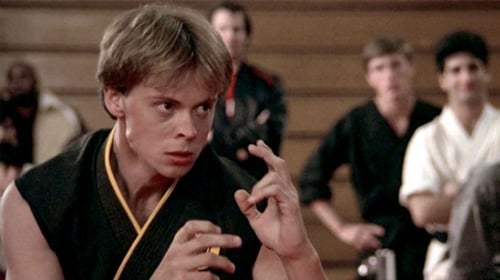 Rob Garrison in The Karate Kid