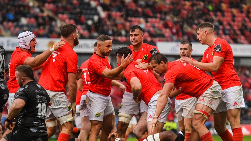 Munster secured a 30-point win at home against the Dragons