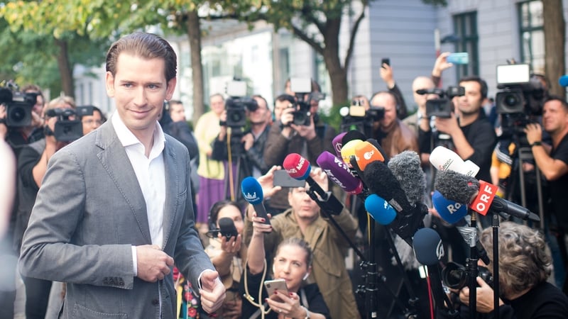 It is unclear whether Sebastian Kurz will lean left or to the far right in seeking a coalition partner