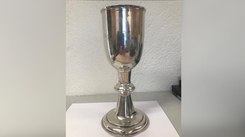 The chalice was in a safe when it was taken during a burglary in 1998