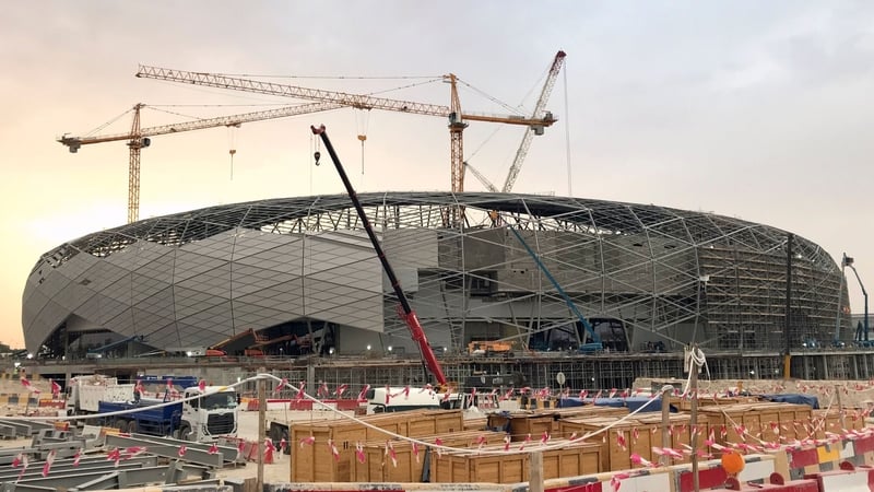 How the Education City Stadium in Doha looked back in May