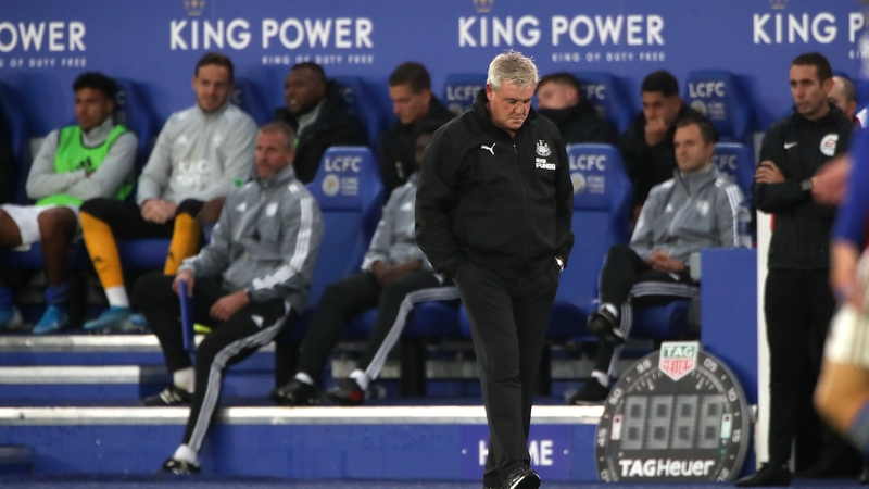 Steve Bruce cut a dejected figure on the sideline as his side were thrashed by Newcastle