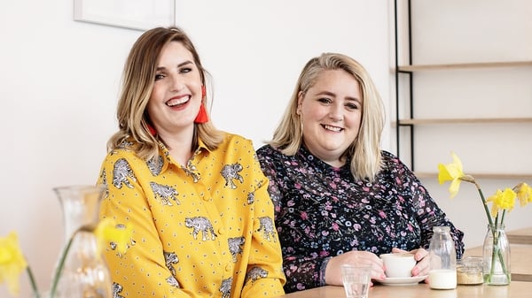 Who the hell has forty eight women at a hen weekend?! asks Orlagh Doherty.
Authors Emer McLysaght and Sarah Breen (photo Al Higgins)