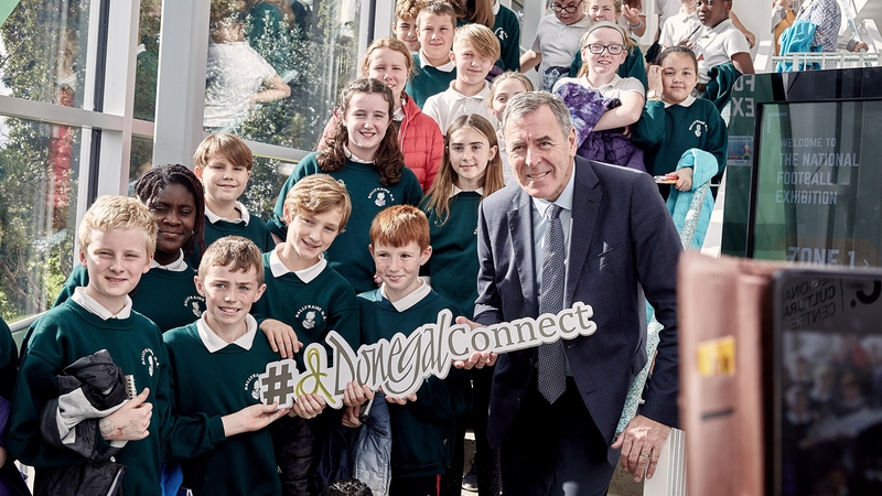 The event was launched by former Irish goalkeeper Packie Bonner