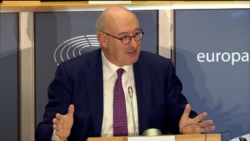 Phil Hogan said future trade deals should advance the EU's climate goals