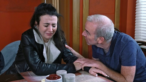 Eoghan has to bring a freaked out Katy home on Fair City