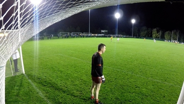 John Finucane between the posts
