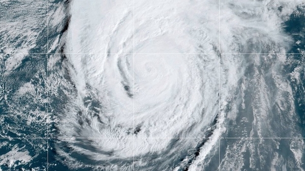 A view of the storm moving over the Atlantic (Pic: United States National Oceanic and Atmospheric Administration)