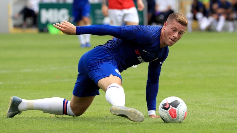 Ross Barkley during the pre-season friendly match at Richmond Park Stadium, Dublin.