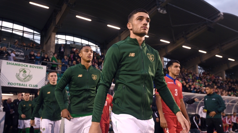 Troy Parrott scored twice against Sweden in Ireland's last qualifier