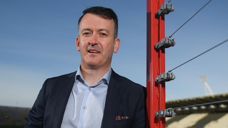 Cusack pictured at Páirc Uí Chaoimh