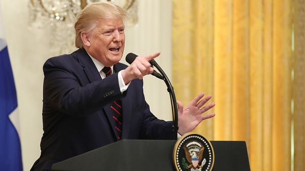 President Trump said the impeachment inquiry was the 'greatest hoax'