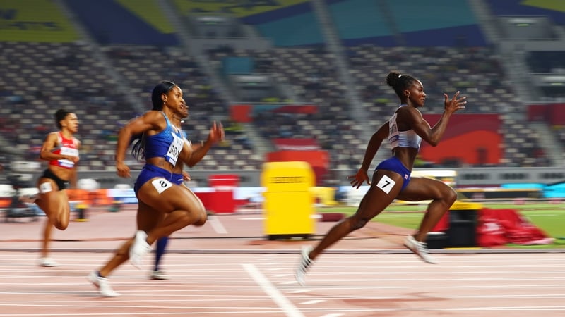 The Britain on her way to the gold medal