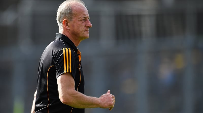 Michael Dempsey on the sideline with Kilkenny