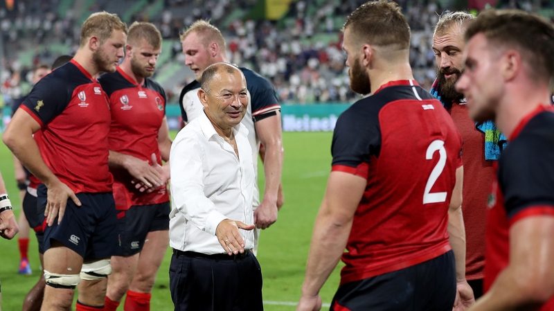 Eddie Jones: "It's a test of manlihood so you have to take them on up-front"