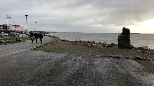 People are back walking the promenade this morning at Salthill in Co Galway