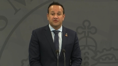 Leo Varadkar was speaking in Denmark