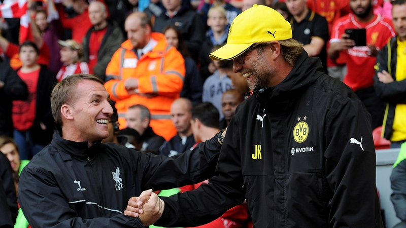 Brendan Rodgers and Jurgen Klopp
