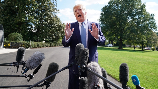 President Trump says he has an obligation to investigate corruption