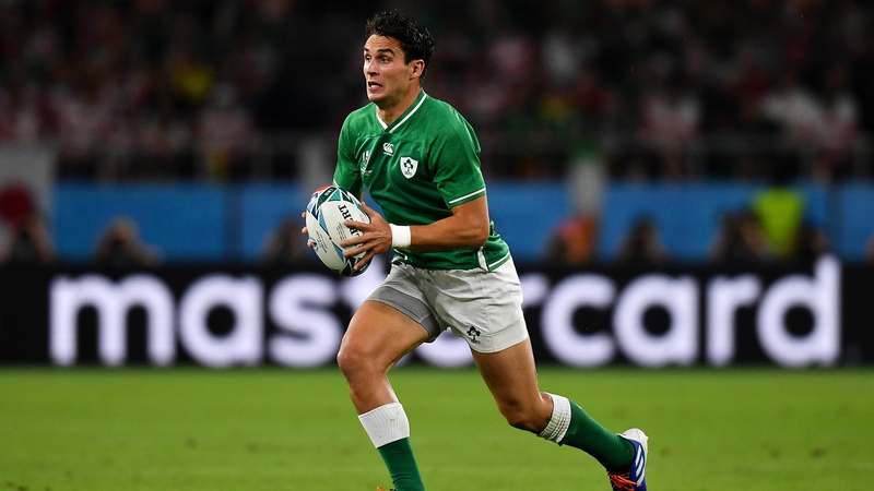 Joey Carbery had to pull out of the Russia game with an ankle issue