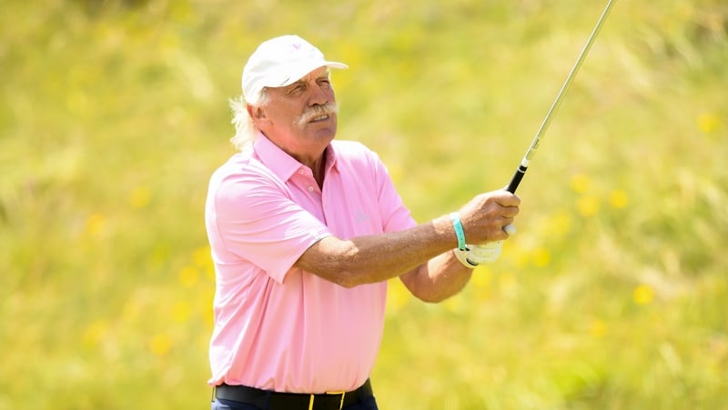 Desmond on course at the 2019 Irish Open Pro Am