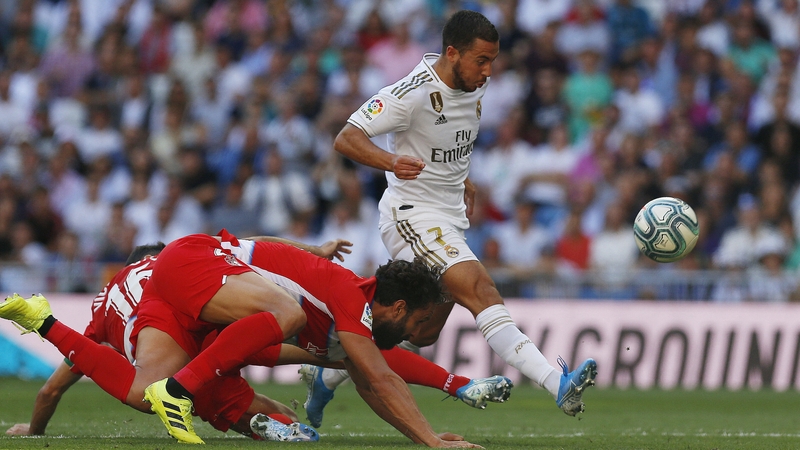 Eden Hazard opened his account at Real Madrid