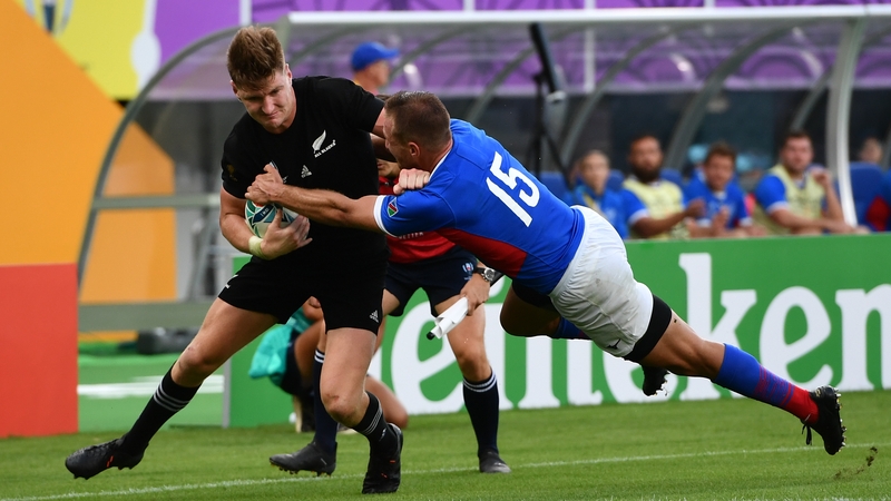 New Zealand won their pool game against Namibia on Sunday morning