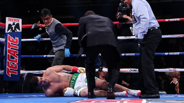 Joe Ward's pro boxing debut ended in bitter disappointment