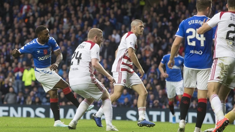 Jermain Defoe slots home his third goal