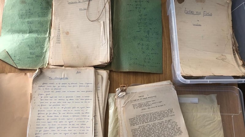 Cuid de scríbhinní neamhfhoilsithe Shéamuis Uí Ghrianna