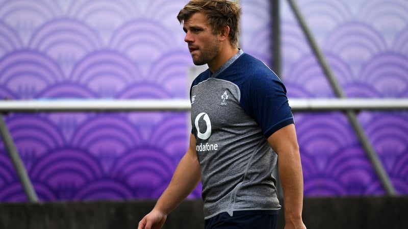 Jordi Murphy at Ireland training in Fukuoka today