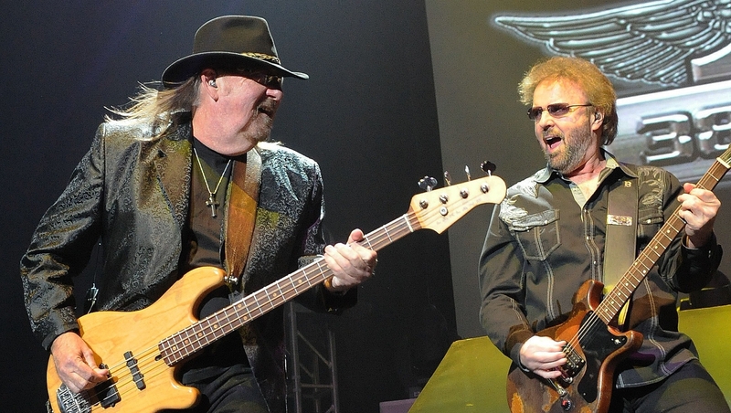 Larry Junstrom and Don Barnes of .38 Special perform in 2012 in Georgia, USA