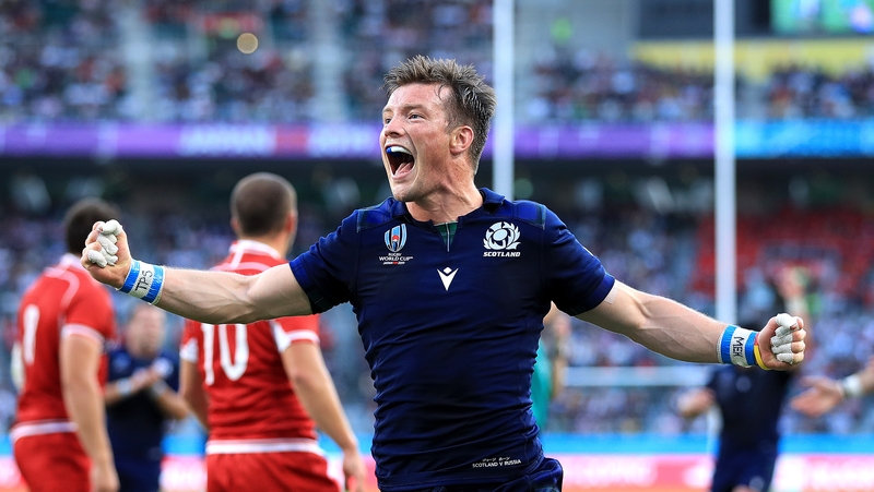 Scotland's George Horne celebrates