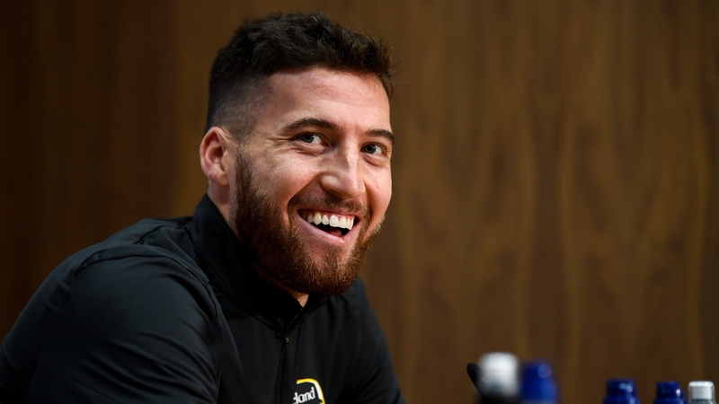 Matt Doherty all smiles at this morning's press conference