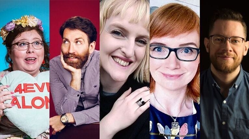 Red Line Festival guests Alison Spittle, Colm O'Regan, Sophie White, Twistedddoodles and Liam Geraghty