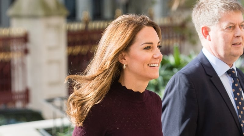 Kate looked autumn-ready in her glamorous outfit. Photo: Getty