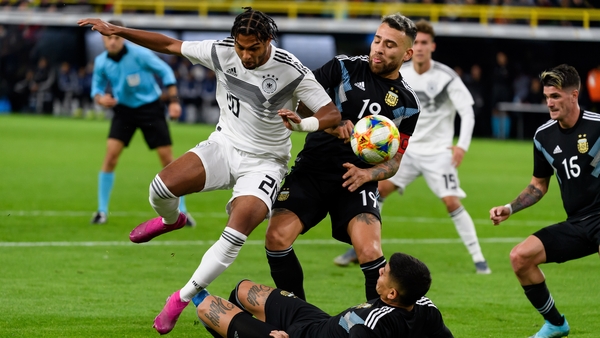 Germany and Argentina met in a friendly in Dortmund tonight