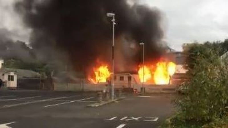 Dublin Fire Brigade said three fire engines attended the scene