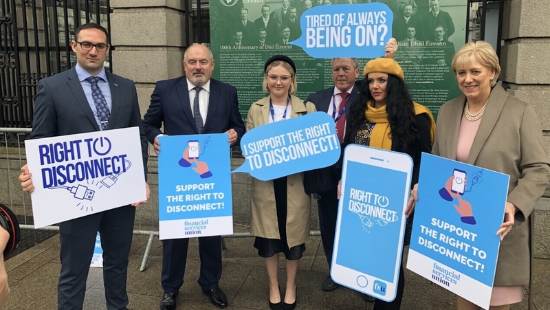 'Right to disconnect' would mean that workers are not obliged to answer calls, reply to emails or engage in work-related activities outside of paid working hours