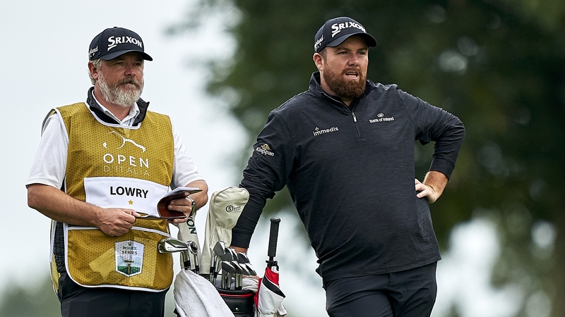 Shane Lowry is eight shots off the leader