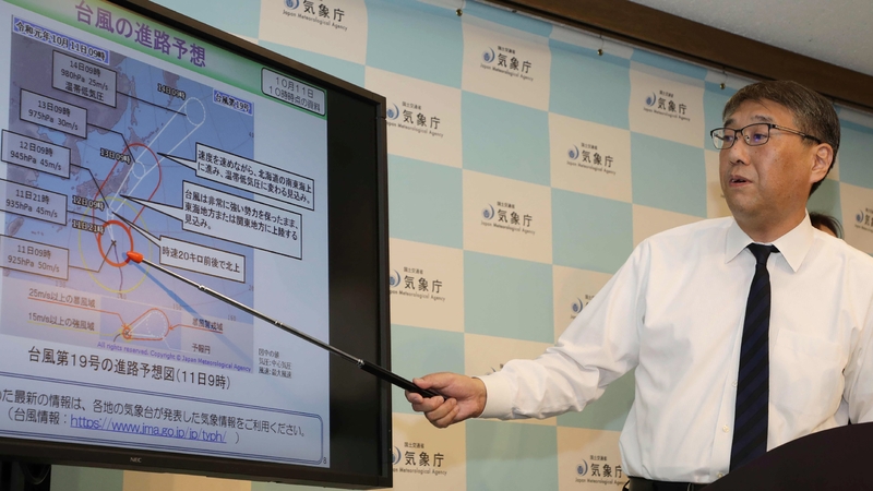 Typhoon Hagibis is playing havoc with the Rugby World Cup