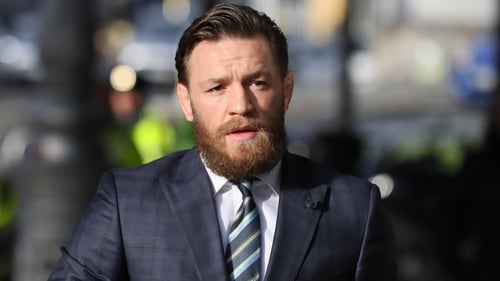 Conor McGregor and one of his associates are being sued for personal injuries by a Dublin woman (file pic)